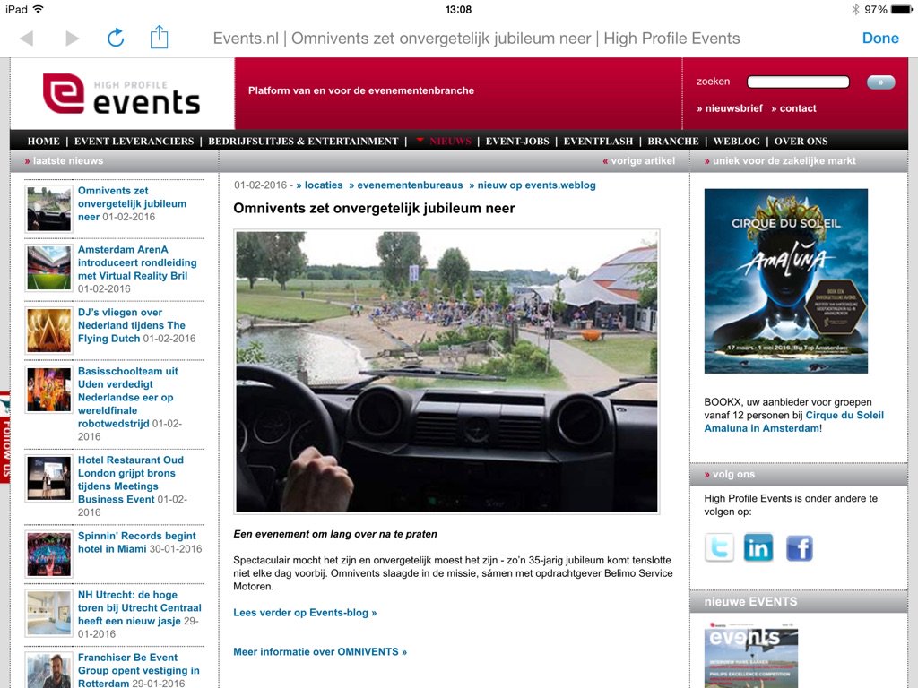Events_NL's tweet photo. #Omnivents zet onvergetelijk jubileum neer https://t.co/PwNiAkc3j3 @OMNIVENTS @watergoed #events_nl https://t.co/z8VIg1mavV