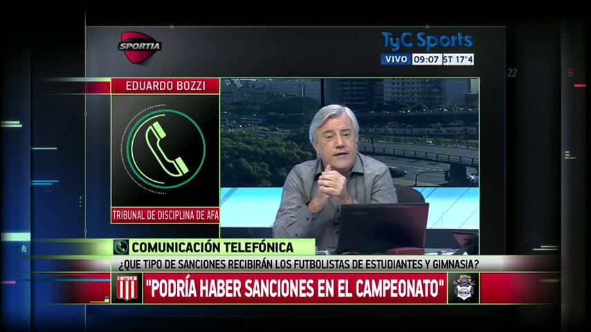 Sportia's tweet photo. "Podría haber sanciones en el campeonato", la palabra de Eduardo Bozzi, Tribunal de Disciplina de #AFA. https://t.co/PXIxuuYGUU
