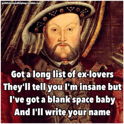 MrWhelan_CCW's tweet photo. #AS_Hist Studying #HenryVIII. Thanks to @taylorswift13 for the lyrical insight into his life #meme #HistoryHumour https://t.co/GHVqdbMyN2