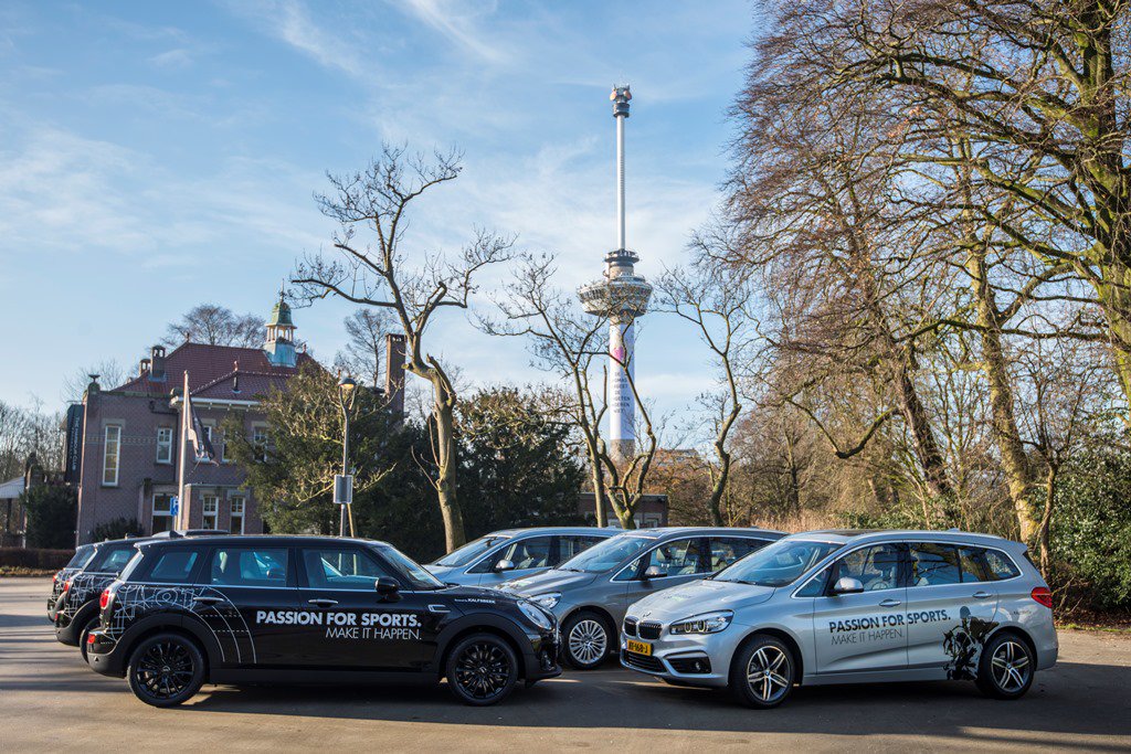 RdamTopsport's tweet photo. Nieuwe samenwerking met @KalfsbeekBMW, @KalfsbeekMINI en @Euromast010. Krachtige partners aan de top. #topsportstad https://t.co/wMHSq8cgPE