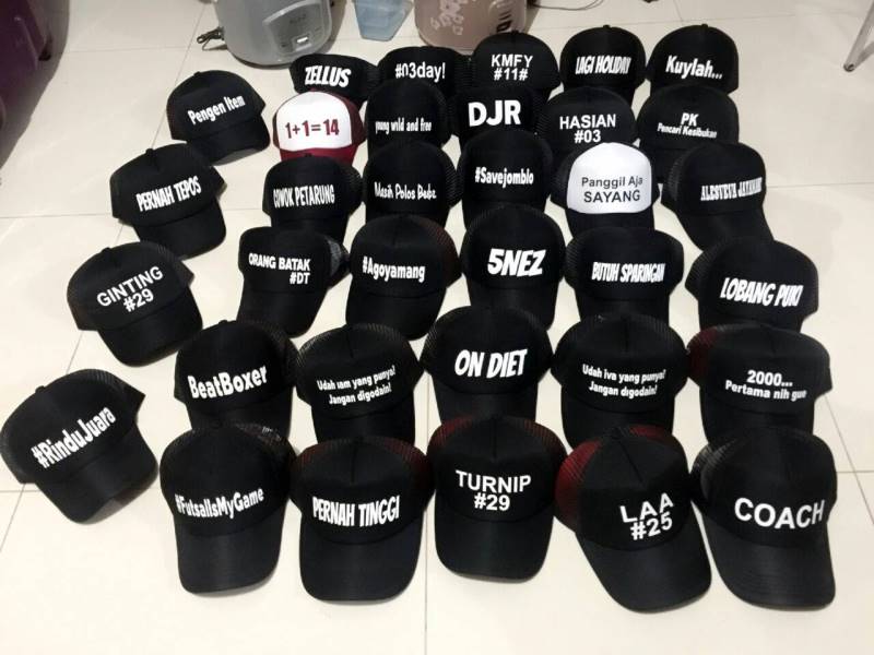 Open order topi jaringnya guys :)

Cp : 
ig : tukangtopi

Pin : 582B8FAE (Marchel Jody)

Line :
marcheljody
😊😊😊