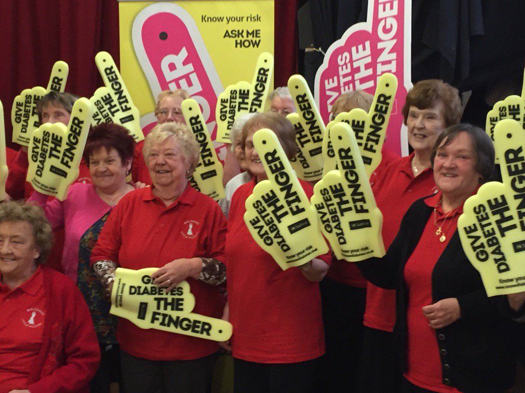 Fantastic ladies at Little Hulton Dance Group #GivingDiabetesTheFinger #salford #Diabetes knowdiabetes.co.uk