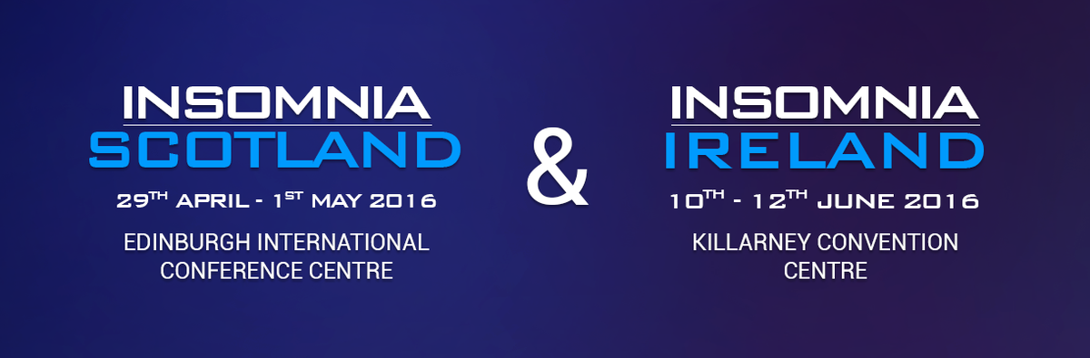 Multiplay's tweet photo. Want to know more about Insomnia Scotland or Insomnia Ireland? Make sure to sign up: https://t.co/5fIW0TCNPX https://t.co/FrRGhw5Crg