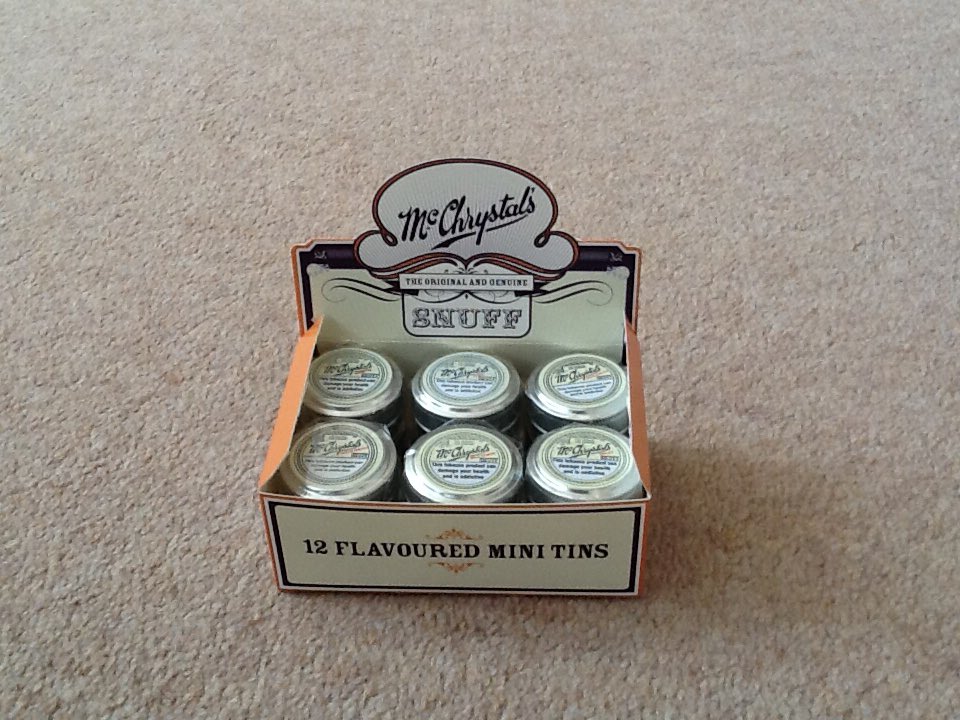 mcchrystalsuk's tweet photo. @MaxClermnt Box of McChrystals flavours is on the way #snuffworld Enjoy! https://t.co/zXJL7wB3Tb