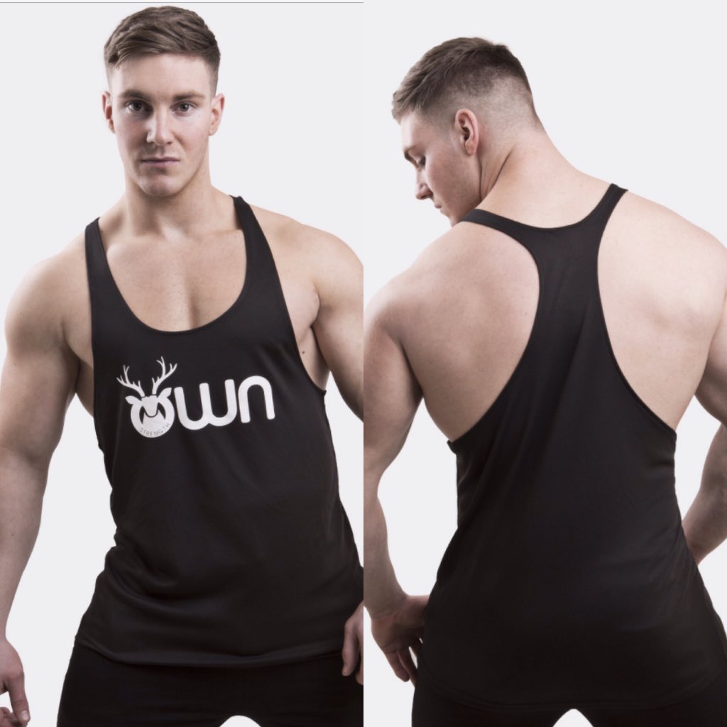 own_strength's tweet photo. For today and today ONLY get 20% off our Own Strength Black Stringer vest use promo code "Stringer" #vest #offer https://t.co/hOTWCTbogS