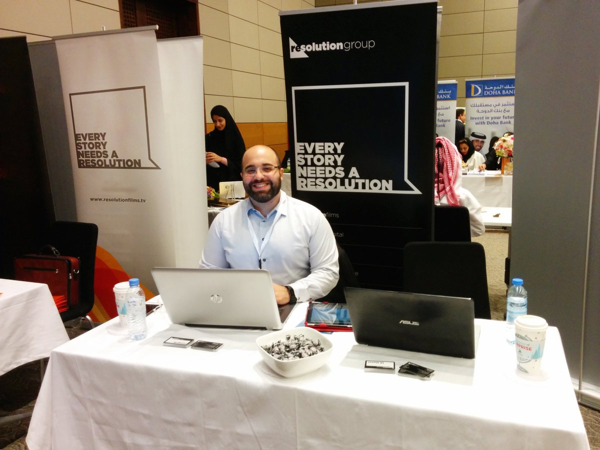ResolutionDoha's tweet image. Team Resolution @ Career Fair !
#careerfair #resolutionfilms #qatar 
resolutionfilms.tv