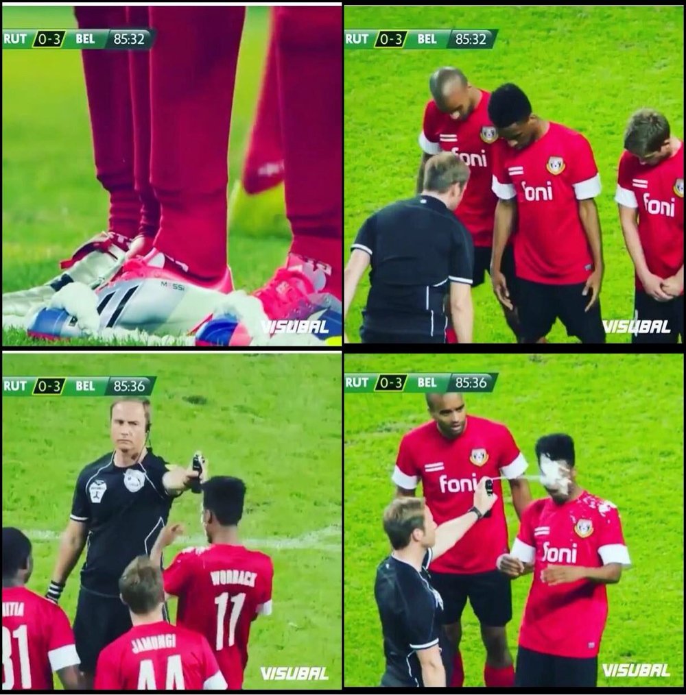 FootballFunnnys's tweet image. This ref is absolutely savage! 😎💪