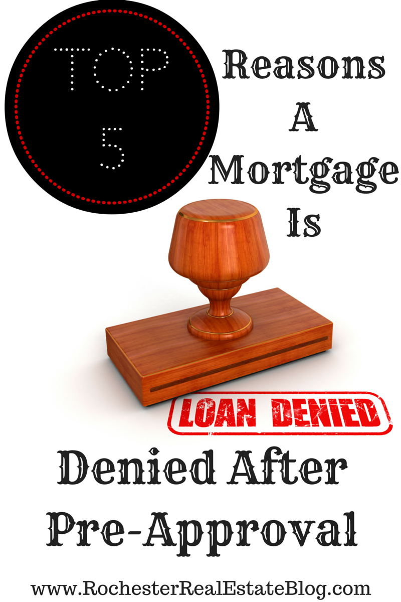 5 Reasons A Buyers #Mortgage Is Denied After Pre-Approval! #realestate buff.ly/1OWEjtJ via <a href="/KyleHiscockRE/">Kyle Hiscock🏡</a>