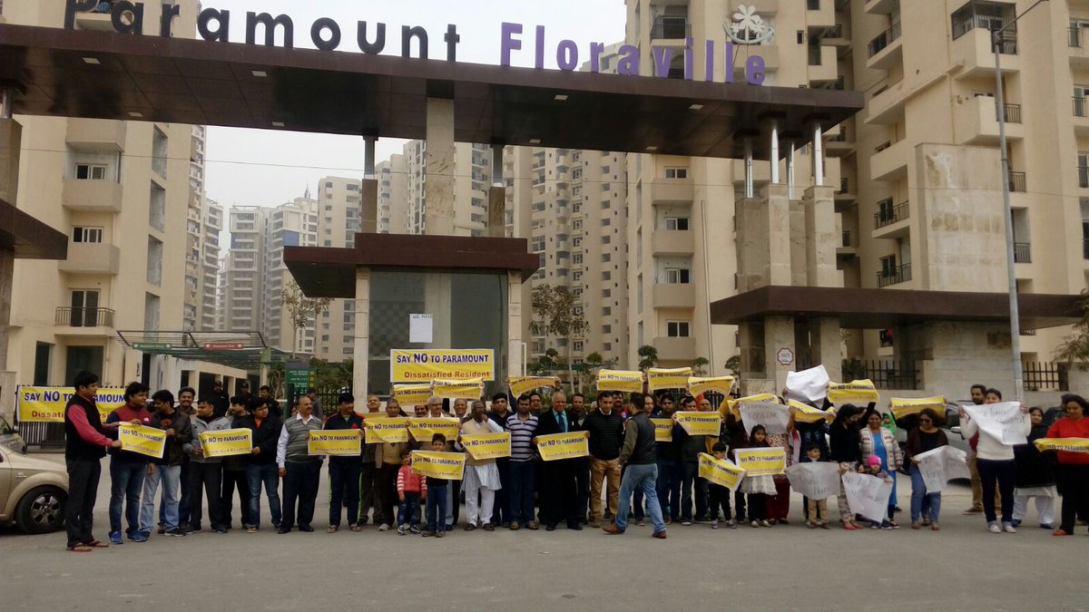 Dissatisfied Residents of Paramount Floraville Sector 137 Noida  <a href="/ibnkhabar/">IBN7 is @News18India</a>