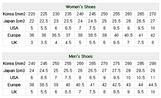 Puma Shoes Uk Size Chart