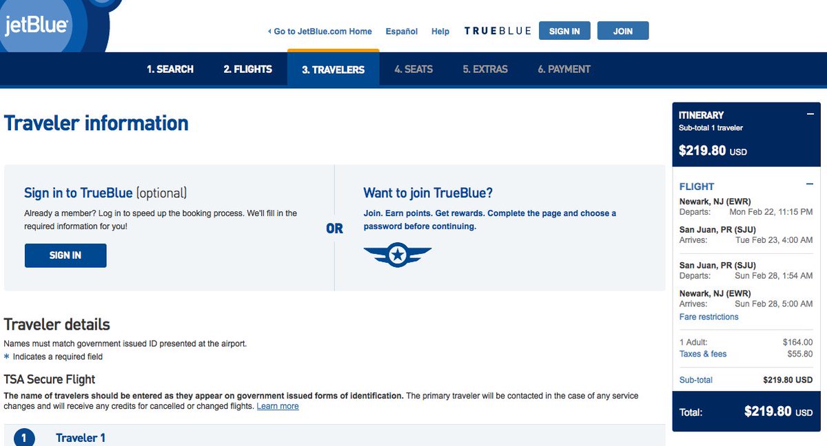 Newark #EWR to San Juan #SJU $220 round-trip, nonstop, on <a href="/JetBlue/">JetBlue</a> for winter travel airfarewatchdog.com/blog/27377491/…