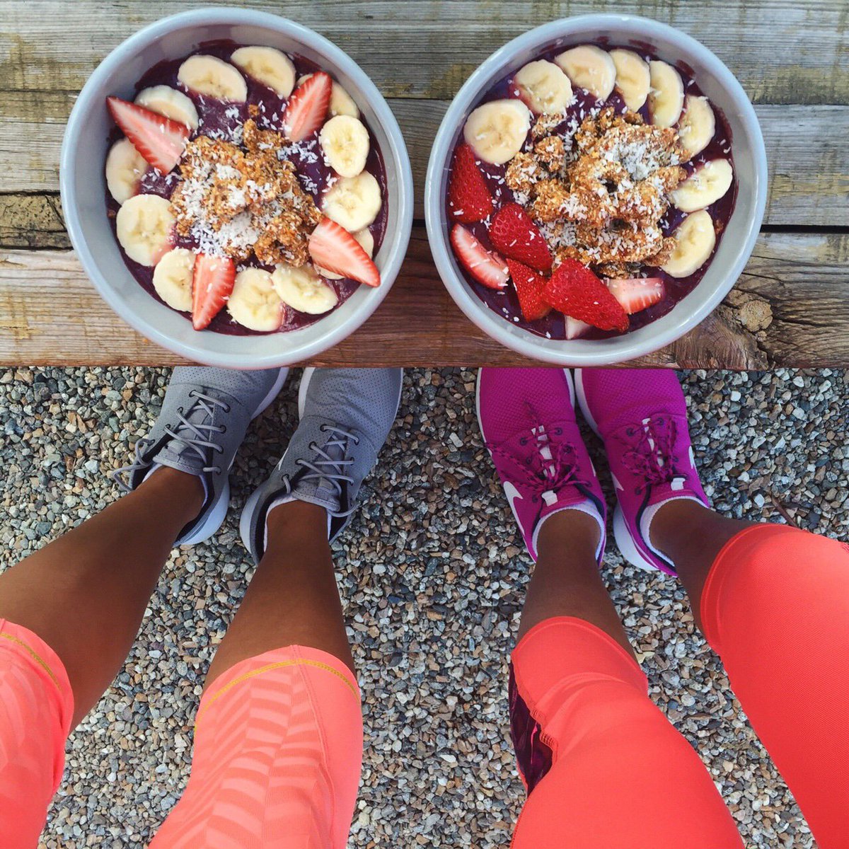 If you aren’t first you’re last ... Breakfast and morning runs #HealthFoodie #HappyMonday