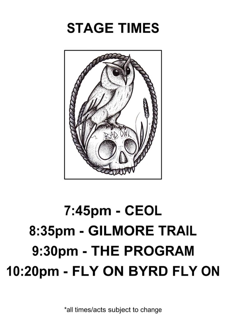 Kerry Allison Ramsay (@kezmatronic) on Twitter photo Tomorrow's <a href="/BadOwlPresents/">Bad Owl</a>: <a href="/FlyonByrdflyon/">FlyonByrdflyon</a> <a href="/TheProgramband1/">The Program</a> @GilmoreTrail & Ceol at <a href="/FoxandNewtPub/">Fox and Newt</a>. Come say hi x Tomorrow's <a href="/BadOwlPresents/">Bad Owl</a>: <a href="/FlyonByrdflyon/">FlyonByrdflyon</a> <a href="/TheProgramband1/">The Program</a> @GilmoreTrail & Ceol at <a href="/FoxandNewtPub/">Fox and Newt</a>. Come say hi x