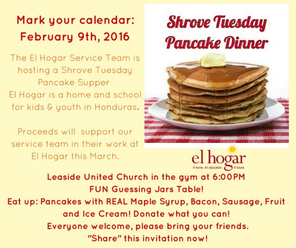 Delicious #ShroveTuesday #Pancake dinner supports Honduras mission @Leaside_TC <a href="/cbcnews/">CBC News</a> <a href="/LeasideChitChat/">Leaside Chit Chat</a> #EastYork