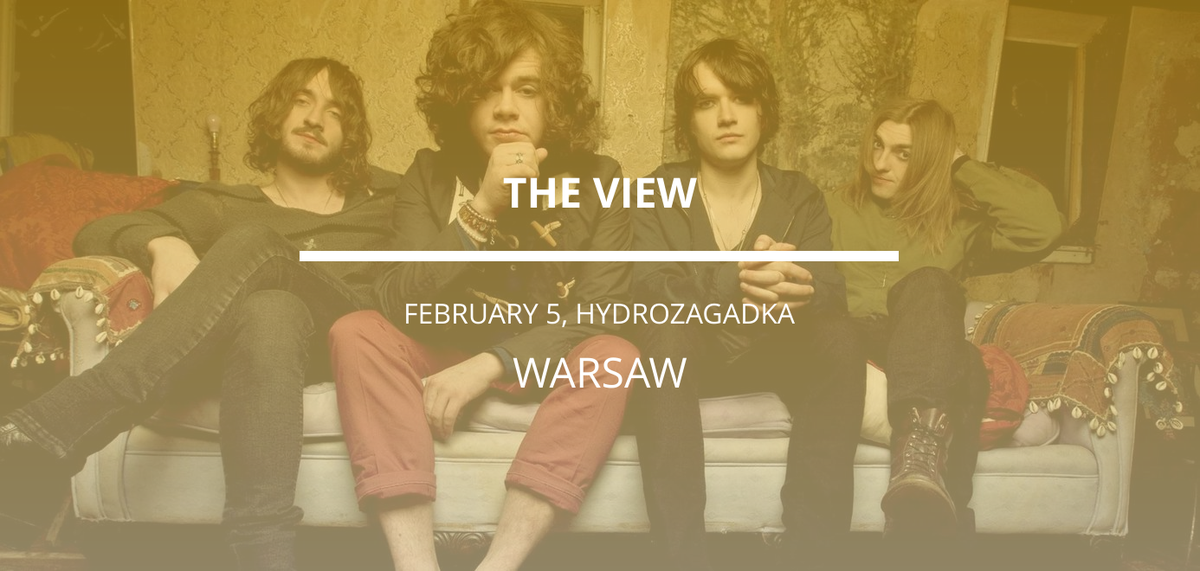 Ready to rock Warsaw? <a href="/ViewOfficial/">The View</a> at Hydrozagadka on Feb 5! j.mp/1Yw3CFn