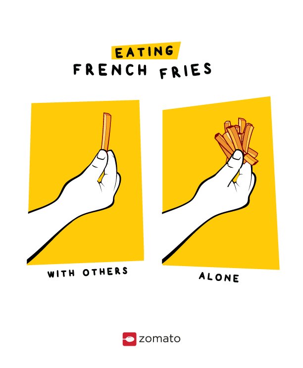 ALL THE FRIES.