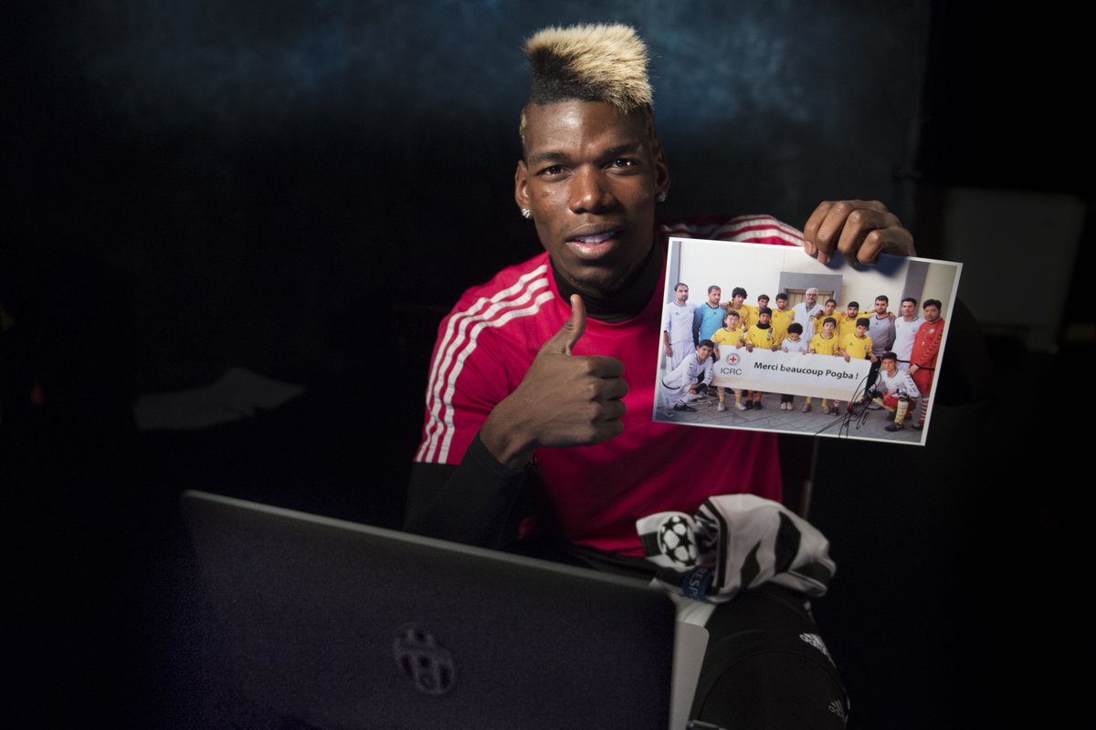 .@PaulPogba will hand out <a href="/UEFA/">UEFA</a> #TOTY donation to <a href="/ICRC/">ICRC</a> on 23 February at the @Juventusfcen v <a href="/FCBayernEN/">FC Bayern</a> #UCL match