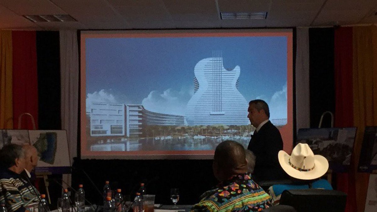 Seminole tribe trying to get $1.8B casino expansion pushed through w/guitar-shaped building bit.ly/1SyAmxK?utm_me… https://t.co/2Ai44qzVGK