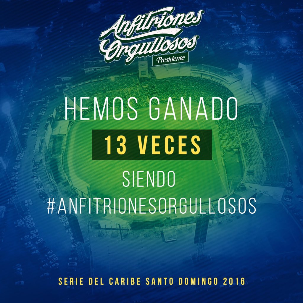 CervPresidente's tweet photo. ¿Cuántas veces hemos ganado la #SerieDelCaribe siendo #AnfitrionesOrgullosos? 
RT la respuesta correcta. https://t.co/7rIR748PAO
