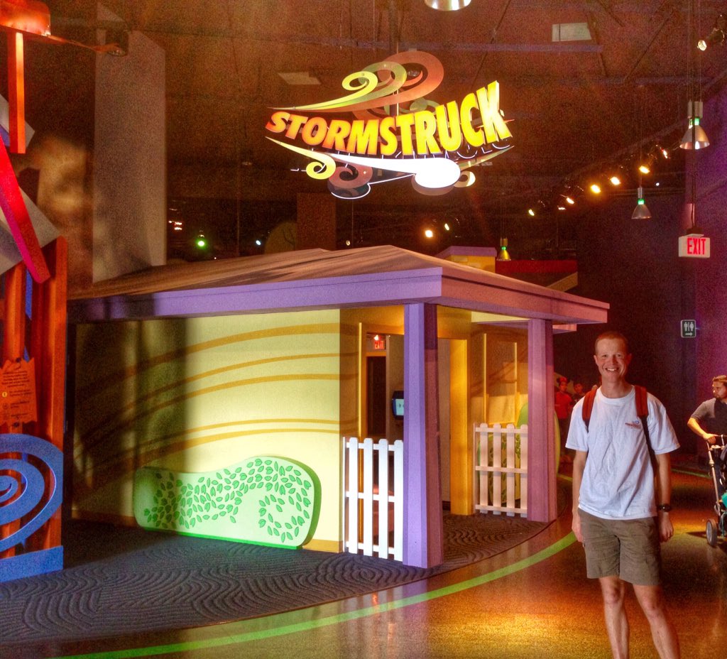 philklotzbach's tweet photo. Had a blast checking out the @stormstruck exhibit at #Epcot this afternoon.  Great advice for storm preparation. https://t.co/14dVAhoNC1