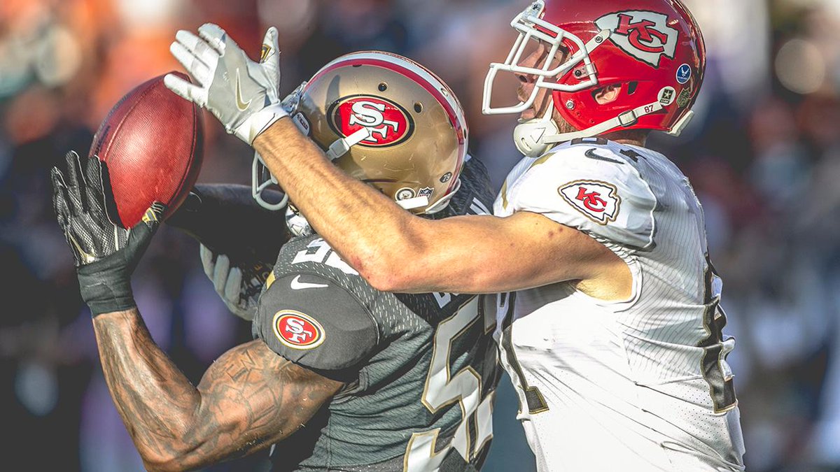 ICYMI: @NBowman53 capped his comeback season with an INT in yesterday's Pro Bowl.  WATCH: 49rs.co/V8ekP9 https://t.co/Gn7CLphG9U