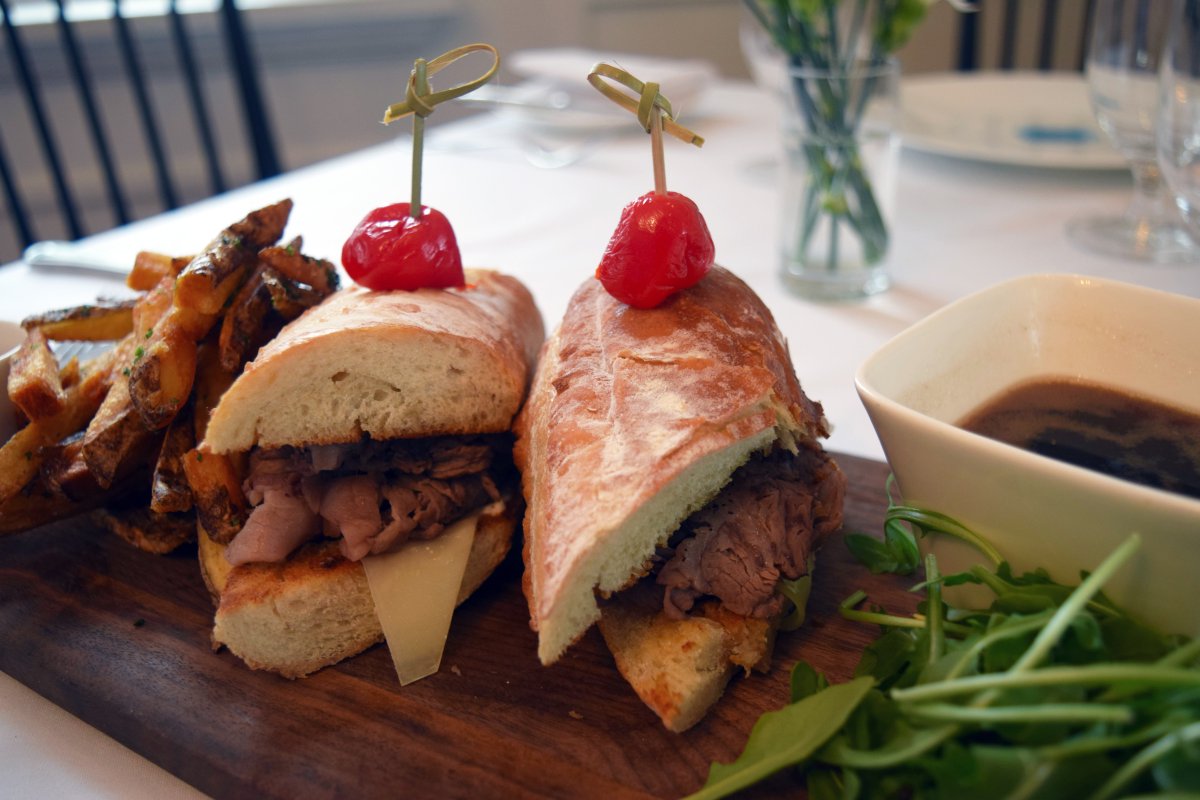 ToppingRose's tweet image. Stop by @ToppingRose for lunch this week and try our new prime rib sandwich that is to die for!