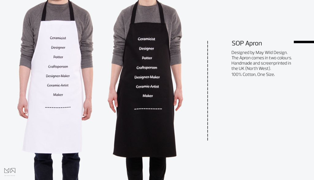 maywildstudio's tweet photo. Which are you........🖊 #SystemsofProduction (SOP) Apron https://t.co/TzkPKjKXNr #ceramics #design #handmade #craft https://t.co/38W4I3wcLN
