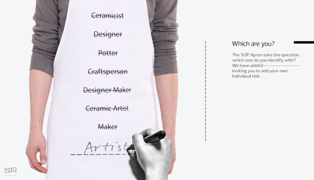 maywildstudio's tweet photo. Which are you........🖊 #SystemsofProduction (SOP) Apron https://t.co/TzkPKjKXNr #ceramics #design #handmade #craft https://t.co/38W4I3wcLN