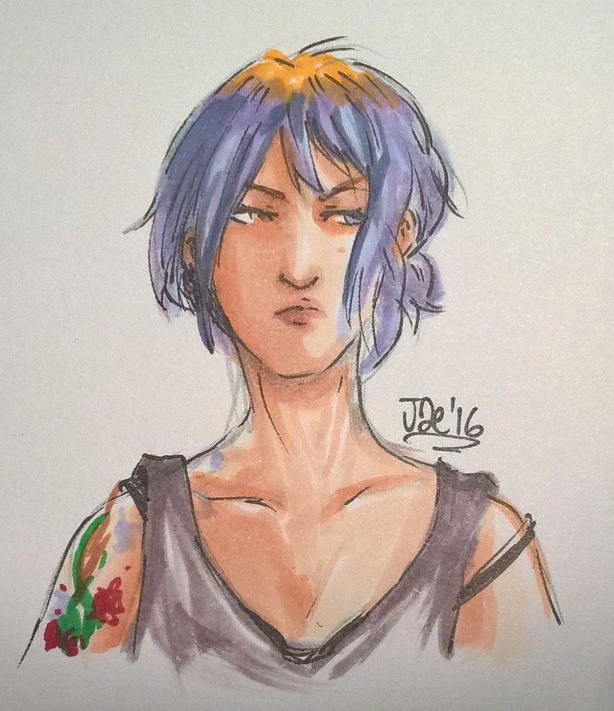 CONCEPT: Raise ur hand if Chloe Price in a ponytail.