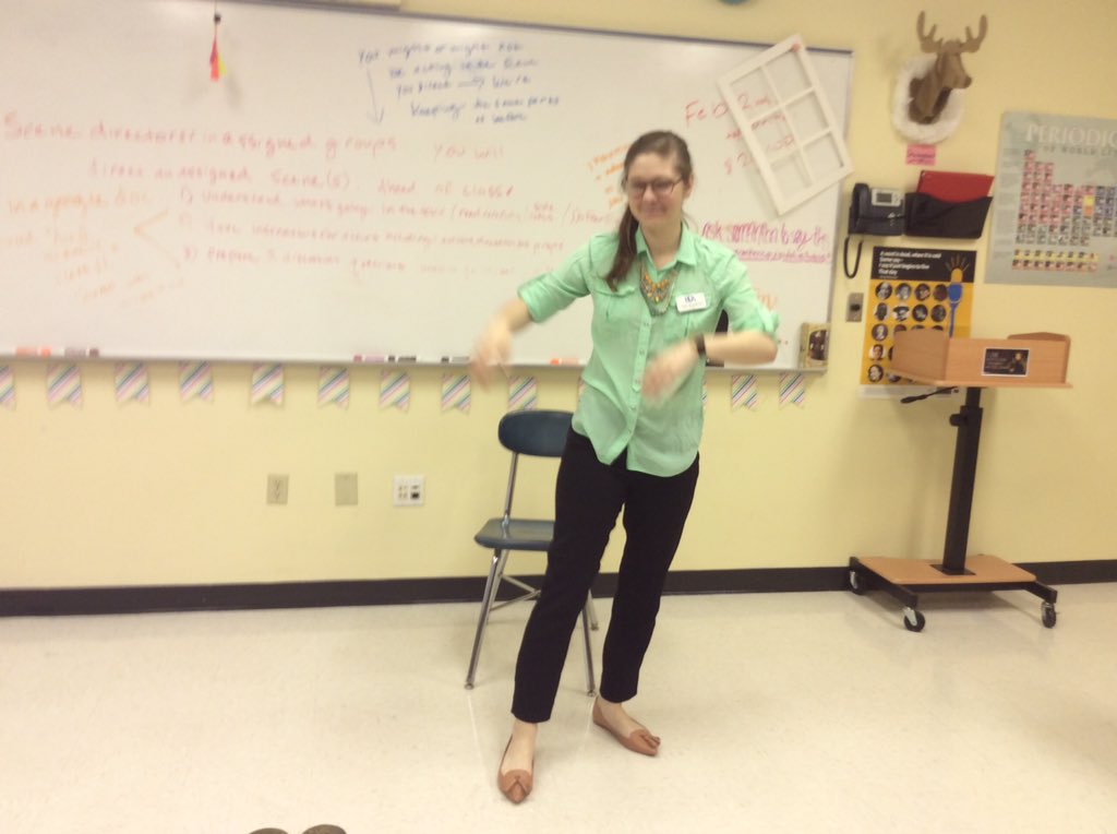 PrinceBga1's tweet photo. Our class loves that she dabs in our fun class https://t.co/tXiTerJrJj