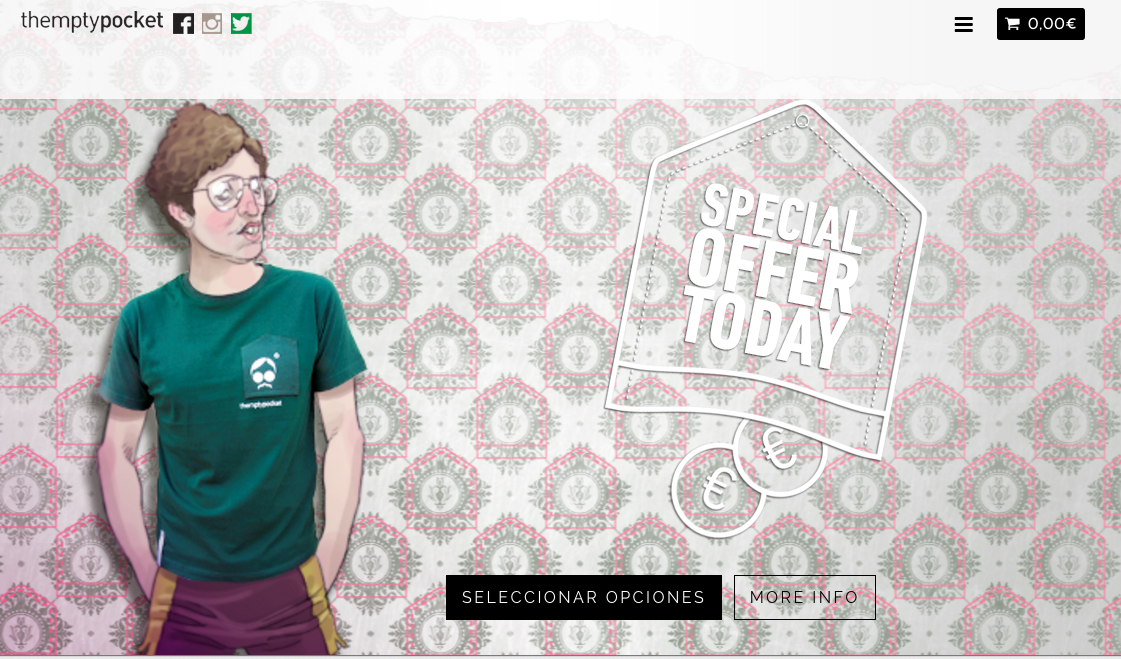 themptypocket's tweet photo. Si eres super #hipster no te puede faltar nuestra #camiseta con #bolsilloalreves, encuéntrala en nuestra web #tee https://t.co/RnL7LaRJjJ