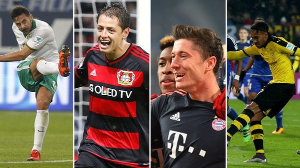 Bundesliga_EN's tweet photo. Player of the Month for January? VOTE NOW! Chicharito, Aubameyang, Lewandowski, Pizarro

https://t.co/58sAcFJQGy https://t.co/tne7owV6Sf