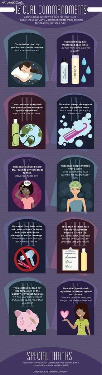 CurlyProbs's tweet photo. the curlmandments https://t.co/tg6XyUrt3g