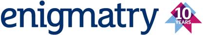 Hoera! Vandaag bestaat Enigmatry 10 jaar!