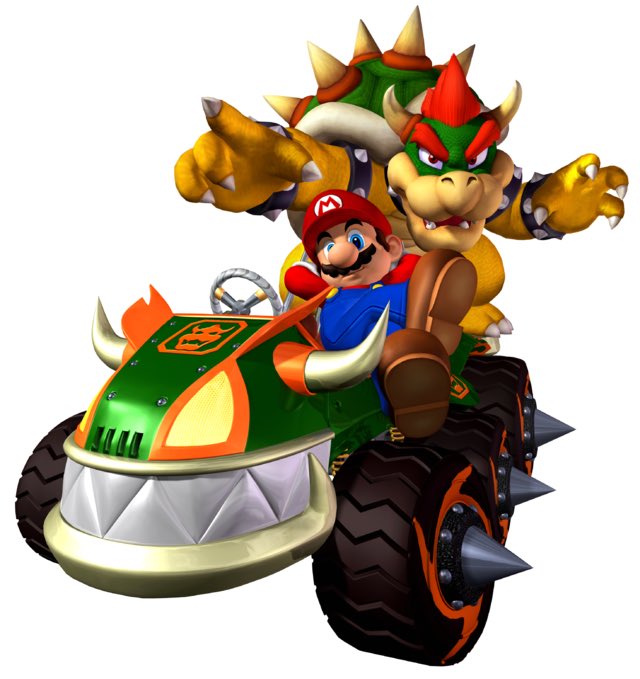 ロジー マリオファン マリオとクッパは常に仲悪くいてほしいけど マリオカートダブルダッシュ のアートワークは反則的なかっこよさで大好き T Co Ombbdr2xxn Twitter