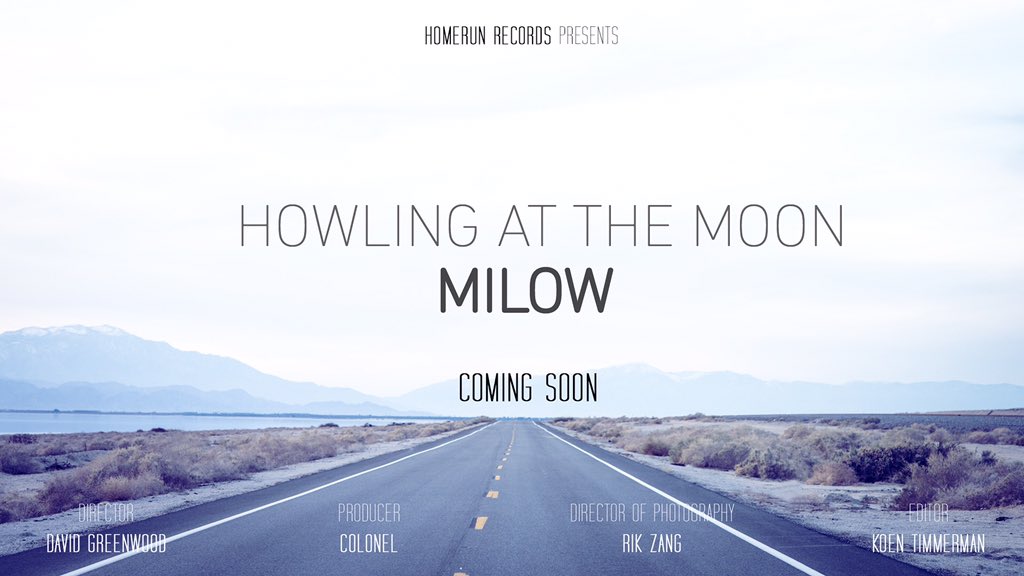 milow's tweet image. Yes! It's February! Getting closer and closer to the release of my new single and music video... #howlingatthemoon