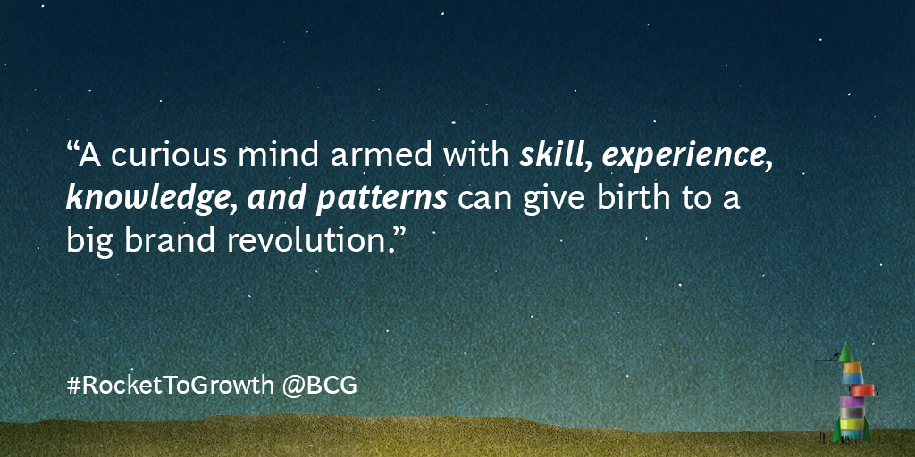 BCGinItaly's tweet photo. La curiosità è la prima risorsa necessaria per far crescere un #brand https://t.co/KdWqrydSjk  #RocketToGrowth https://t.co/M3rJcaz3M2