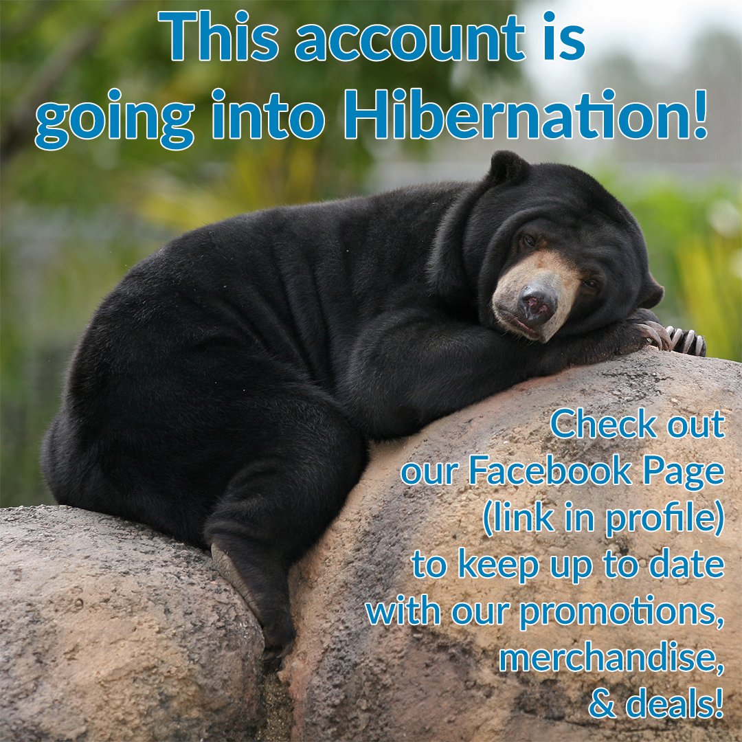 This account is headed into hibernation for now. Check out our Facebook pages for the latest. Thanks for following!