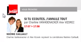 PenelopeChanGti's tweet photo. @franceinter, vous avez le meme fournisseur qu'a la mairie de Paris ? #wolinsky #vizorec @alexvizorek :) https://t.co/rmDjy32bRl