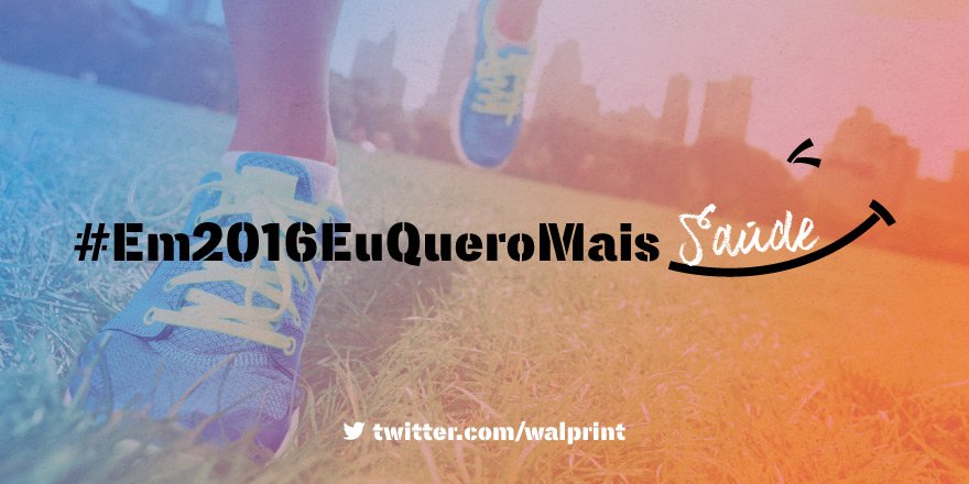 walprint's tweet photo. Em 2016, a WalPrint quer incentivar você a realizar mais. #Em2016EuQueroMais Saúde https://t.co/xLW9guLBlf