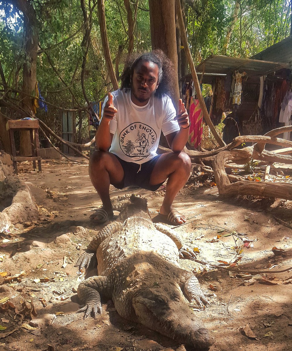 Im out in Africa living my life.. Doing things I've never done before #Grateful 🙌🙏💪🐊🌍