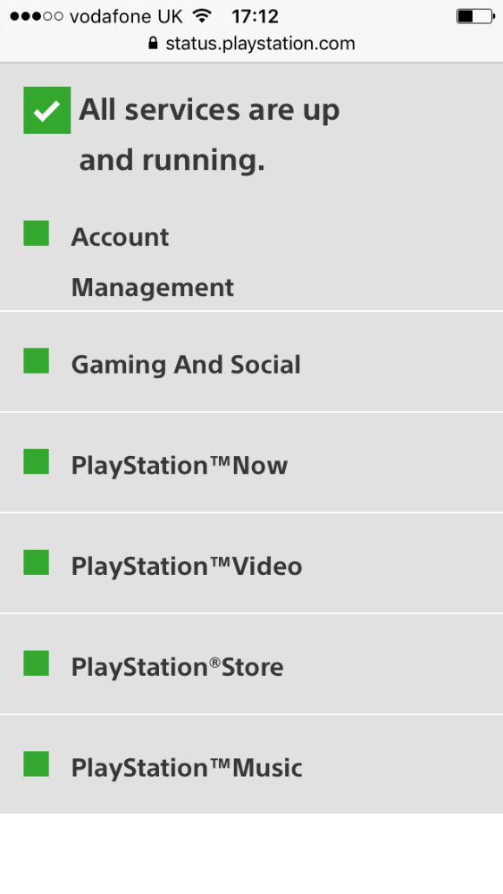 JackMongan's tweet photo. Apparently PSN is down for maintenance? #psn #psnoffline https://t.co/4xHnvkUNqq