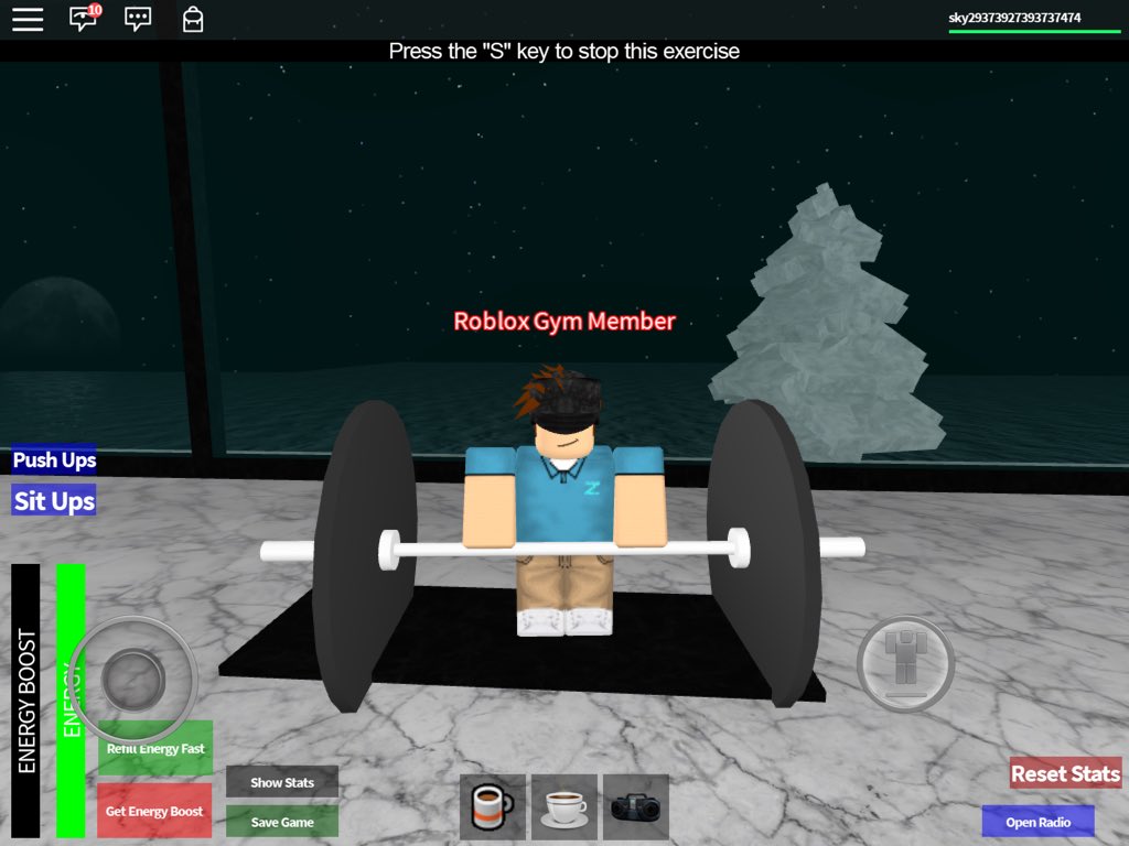 Roblox With Sky Roblox With Sky Twitter - exercise game roblox