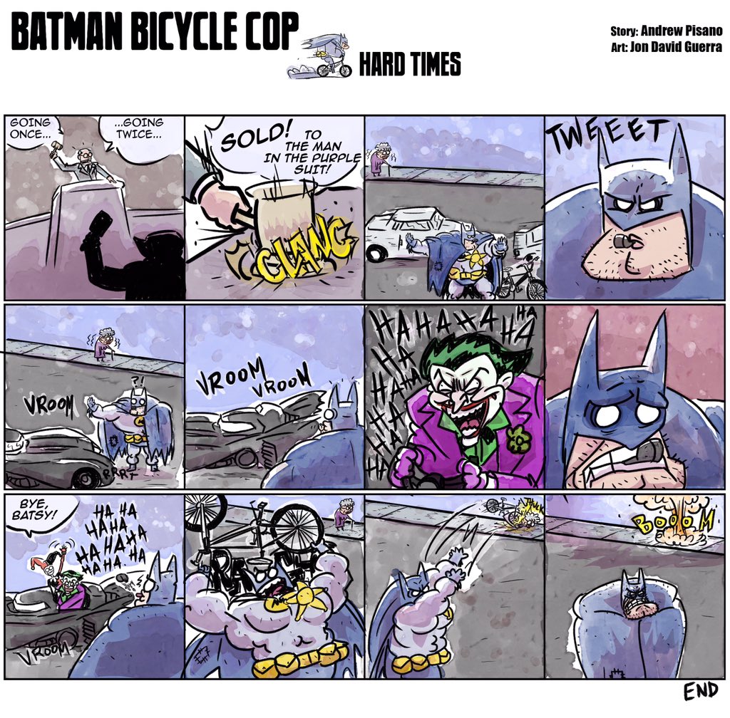 BatBicycleCop's tweet image. Hard Times #Batman #BatmanComic