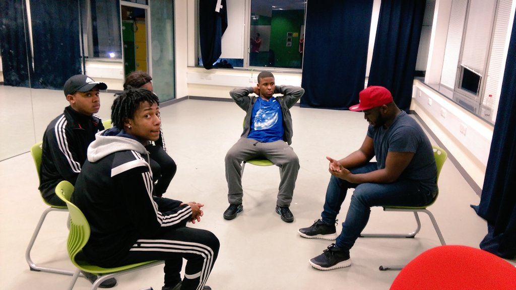 WeAreBCE's tweet photo. Students are learning the origins of Krumping as explained by Big Soul of @WetWipez. #BCXTRA https://t.co/UDDv2QqF9d