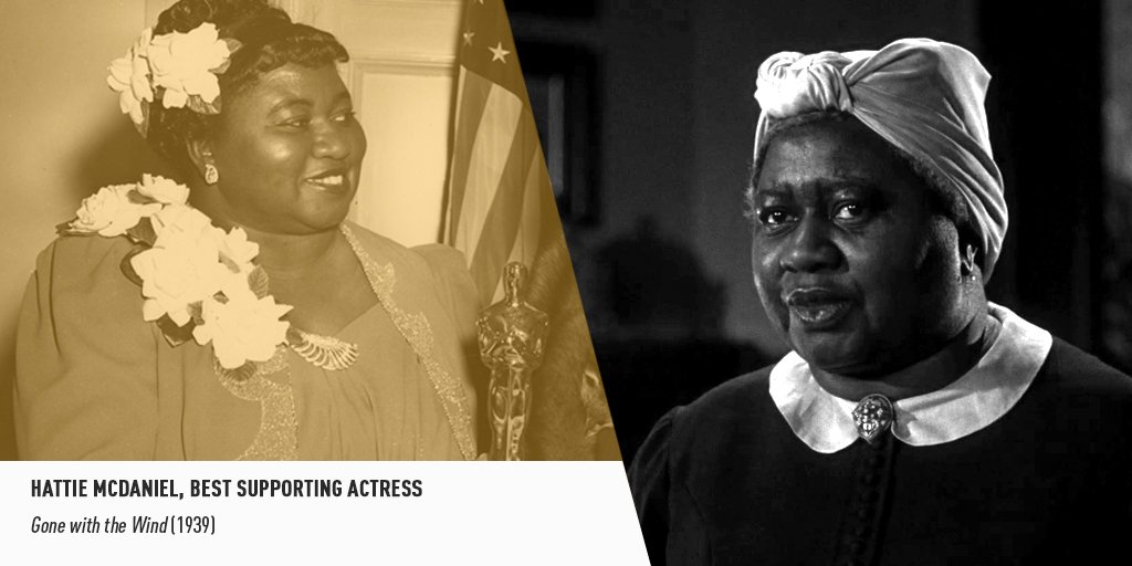 The heroic Hattie McDaniel transcended her role to become the first black artist to win an Oscar. #BlackHistoryMonth