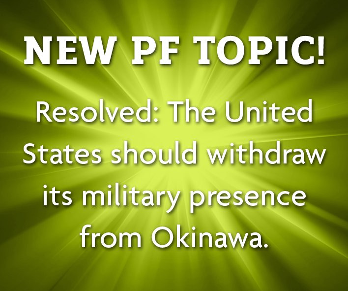 speechanddebate's tweet image. The 2016 March PF topic has been decided! 256 schools &amp;amp; 620 students voted for the resolution.