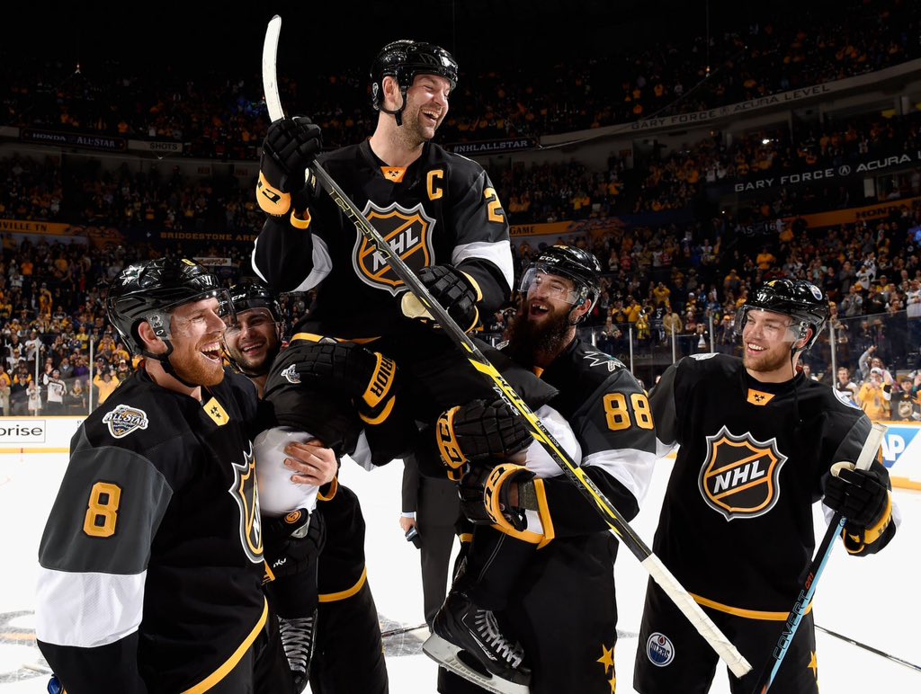 After winning the all star game and getting named MVP the <a href="/NHL/">NHL</a> has named John Scott 1st star of the week!