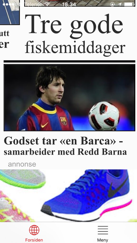 philipaas's tweet photo. Saken handler om Redd Barna/Godset. Hva bruker VG som bilde? Jo! Sin egen favoritt og favorittlag..  #vg @vgsporten https://t.co/xUtYz2eqyu