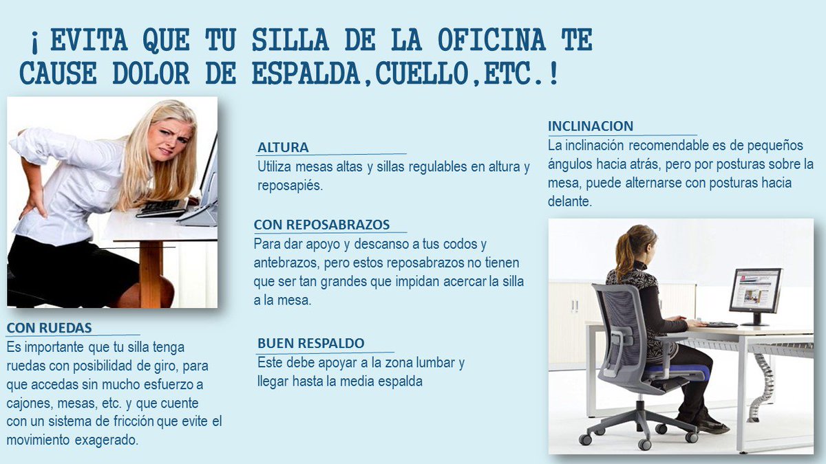realspasma's tweet photo. Algunos tips para sentirnos más  a gusto en la oficina...
#bienestar #ergonomics #spa #terapiademasaje https://t.co/4kq4FPKdm6